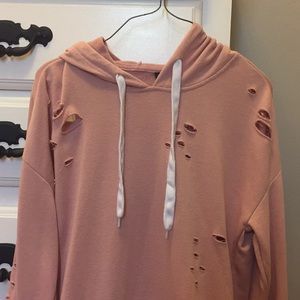 DISTRESSED HOODIE